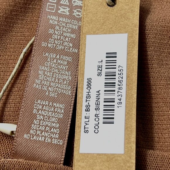 SKIMS Summer Mesh T-Shirt Bodysuit Sienna Large - Picture 11 of 13